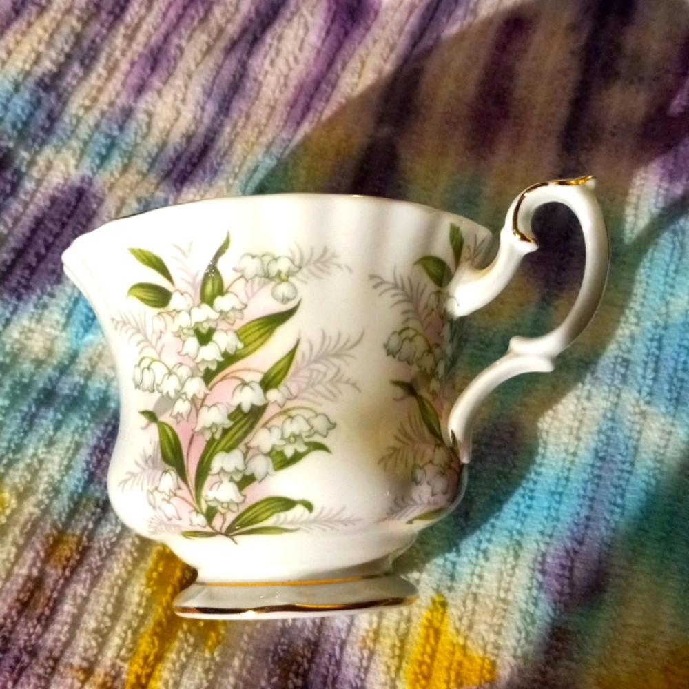 Royal Albert bone china. Made in England Springtime series 'Lily of the Valley.